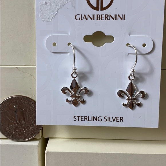 New Giani Bernini sterling silver earrings - Picture 3 of 4